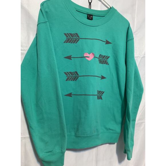 Cold Crush Heart & Arrow Sweatshirt Medium - Picture 3 of 6